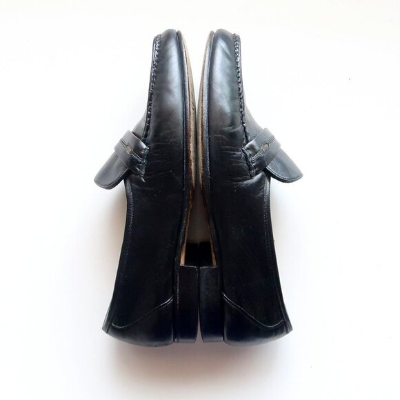 Bally of Switzerland Mathew Men's Black Leather Slip On Loafers Shoes Size 9 W - Picture 14 of 16